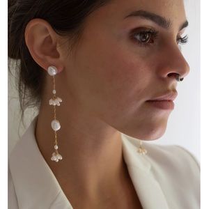 Anthropologie Christine Elizabeth Fleurette Earrings